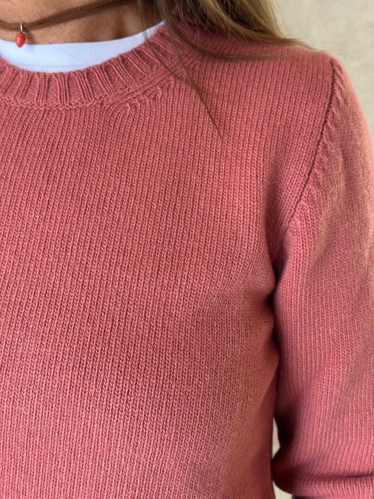 GOLF GIROCOLLO DONNA LANA ROSA CRETA GIRTDL ROSACRETA SILVIA SCALMANA 