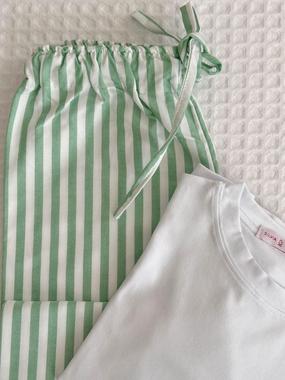 PANTALONI BIMBO TAGLIATELLA VERDE PABFTAG VER SILVIA SCALMANA 